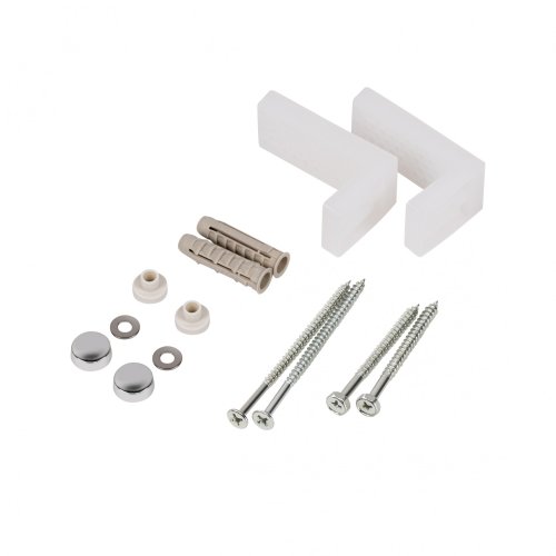 Набор Qtap смывающийся бачок с панелью смыва Nest (QT0122490S4Q1 + QT0111M08V1384W) + унитаз Swan QT16223178W + биде Stork QT15443378W + смеситель для биде Arena QTA