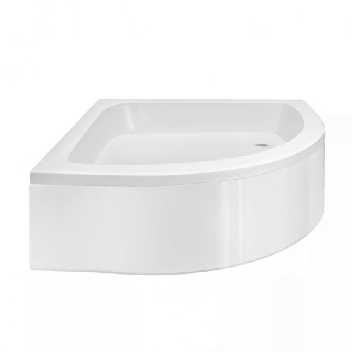 Душевая кабина Lidz Wieza SC80x80.SAT.MID.L, стекло Linie 4 мм + поддон с панелью Kupala