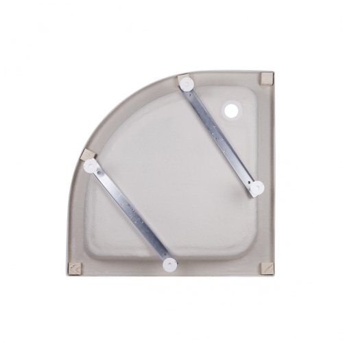 Душевая кабина Lidz Wieza SC80x80.SAT.MID.L, стекло Linie 4 мм + поддон с панелью Kupala