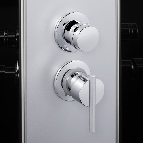 Душевой бокс Lidz Tani SB80x80.SAT.HIGH.GR, стекло тонированное 4 мм + поддон с панелью Kupala