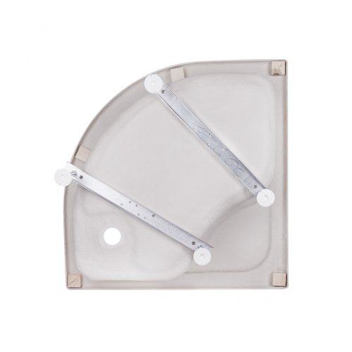 Душовий бокс Lidz Tani SB90x90.SAT.HIGH.FR, скло Frost 4 мм + піддон з панеллю Kupala