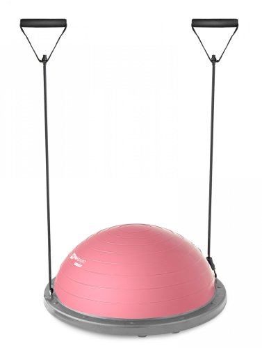 Балансировочная полусфера Hop-Sport Bosu HS-L058 light pink