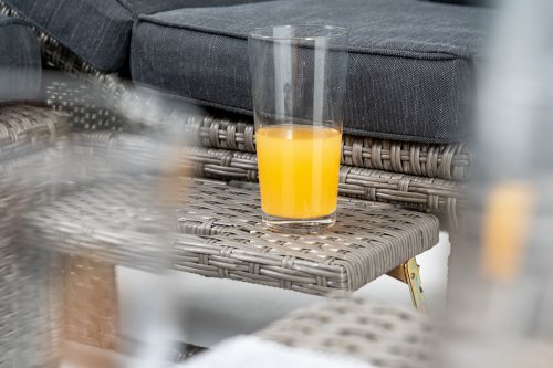 Комплект садових меблів Di Volio Luca Сірий/Графітовий