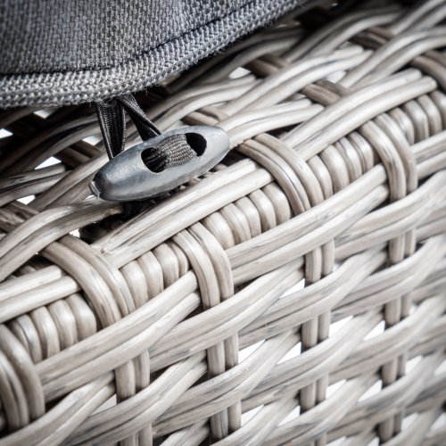 Комплект садових меблів Di Volio Luca Сірий/Графітовий