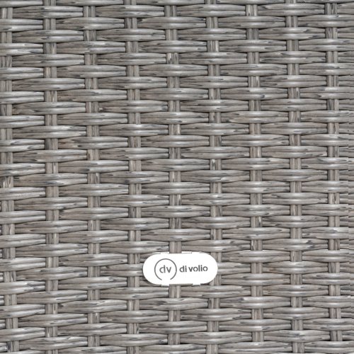 Комплект садових меблів Di Volio Torino Сірий/Графітовий