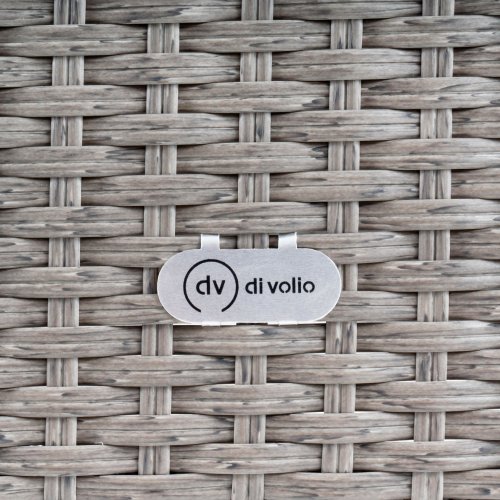 Садові меблі Di Volio VERONA 6+1 Сірий/сірий