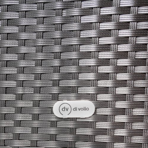 Садові меблі Di Volio VERONA 6+1 Чорний/кремовий