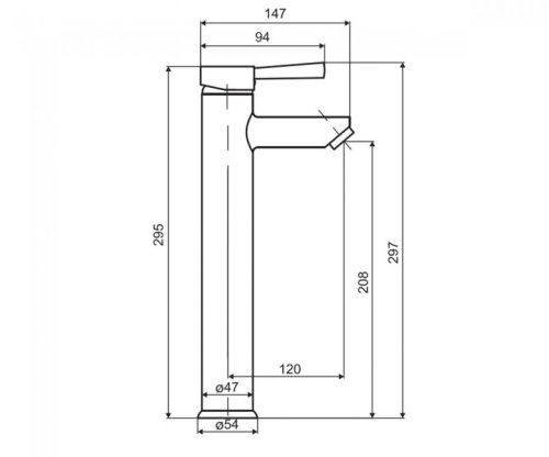 Смеситель для умывальника Damixa Origin Line 760220000