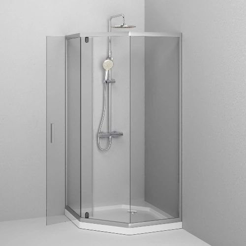 Душевая кабина AM.PM Gem 5-corner Pivot 90x90 W90UG-405-090MT