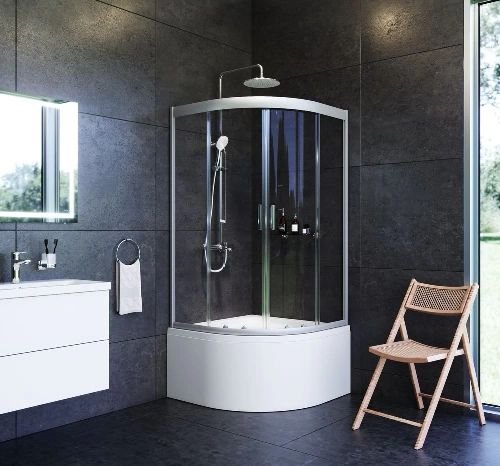 Душевая кабина AM.PM Gem Deep 1/4 Round 90x90 W90UG-401A090MT