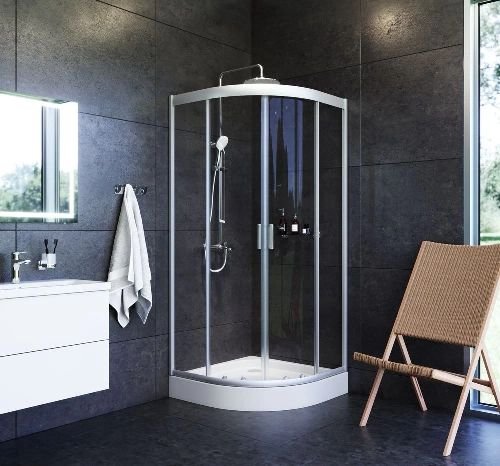 Душевая кабина AM.PM Gem 1/4 Round 90x90 W90UG-401-090MT