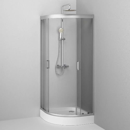 Душевая кабина AM.PM Gem 1/4 Round 80x80 W90UG-401-080MT