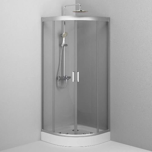 Душевая кабина AM.PM Gem 1/4 Round 80x80 W90UG-401-080MT