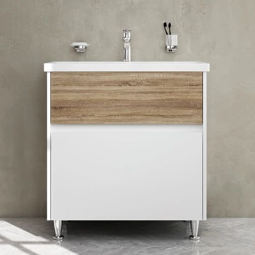 Тумба с умывальником AM.PM Gem S M91-FSX0752-WC0752WF38