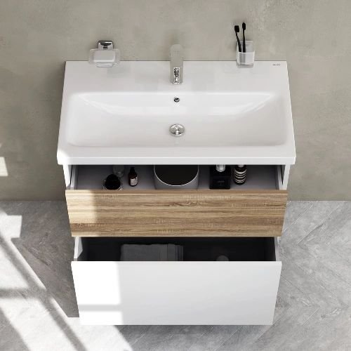 Тумба с умывальником AM.PM Gem S M91-FSX0752-WC0752WF38