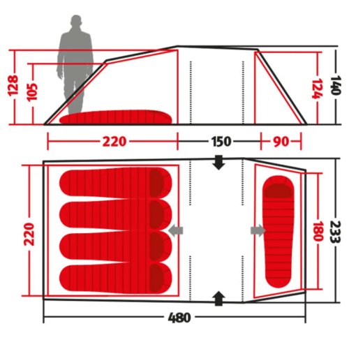 Палатка Wechsel Intrepid 5 TL Laurel Oak (231081)