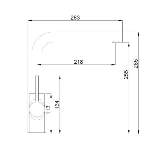 Смеситель для кухни Adell Kelvin Pull Out 15734461