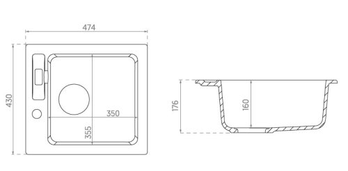 Кухонная мойка Axis Group Malibu 20 1.102.110.20