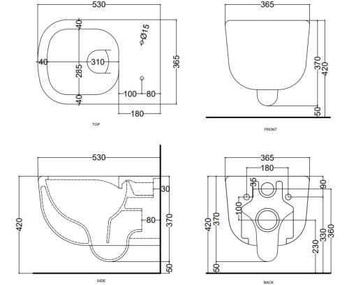 Унітаз підвісний CIELO Era Rimless 2.0 ERVSK