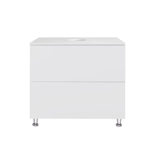 Тумба підлогова Qtap Tern White зі стільницею QT1780TNL801W