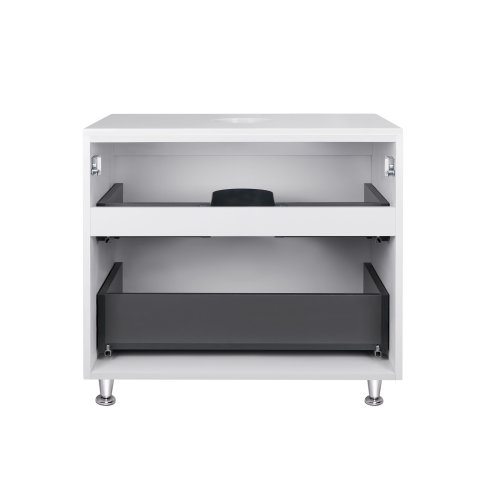 Тумба підлогова Qtap Tern White зі стільницею QT1780TNL801W