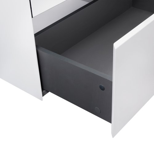 Тумба підлогова Qtap Tern White зі стільницею QT1780TNL801W