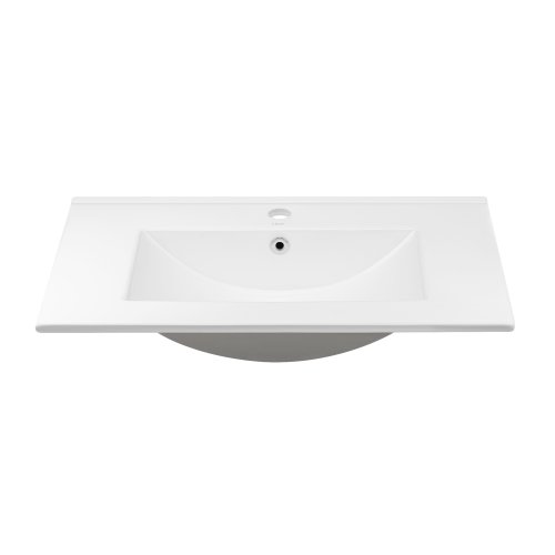 Комплект Qtap Tern White тумба підлогова + раковина врізна QT1771TNL7013070CW