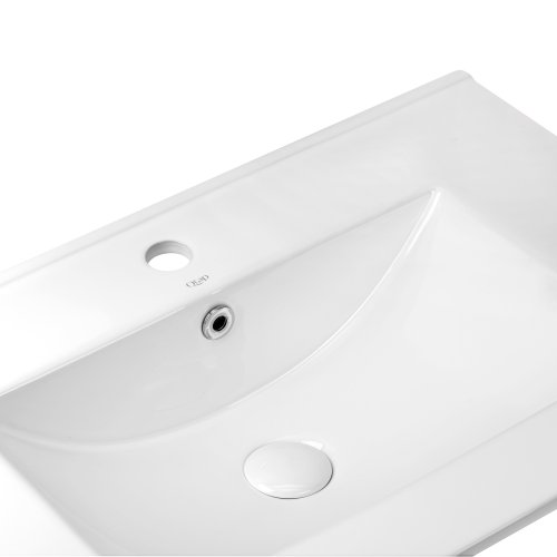 Комплект Qtap Tern White тумба підлогова + раковина врізна QT1771TNL7013070CW