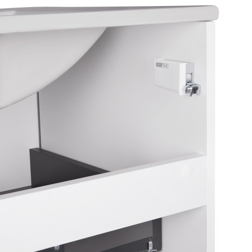 Комплект Qtap Tern White тумба підлогова + раковина врізна QT1771TNL7013070CW