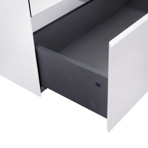 Комплект Qtap Tern White тумба підлогова + раковина врізна QT1771TNL7013070CW