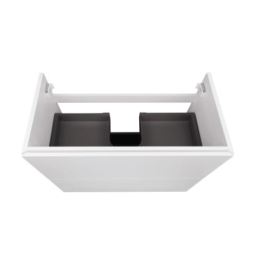 Комплект Qtap Tern White тумба напольная + раковина врезная QT1771TNL8013080CW