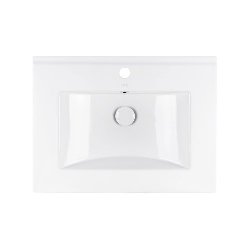 Комплект Qtap Tern Matt black тумба напольная + раковина врезная QT1771TNL6023060CMB