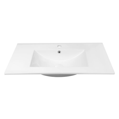 Комплект Qtap Tern Matt black тумба напольная + раковина врезная QT1771TNL8023080CMB