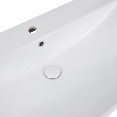 Умывальник Qtap Albatross D White с донным клапаном QT01115100DW