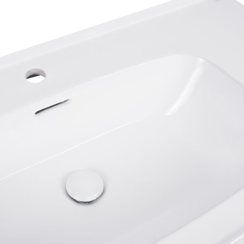 Умивальник Qtap Albatross 5H White з донним клапаном QT01115100HW