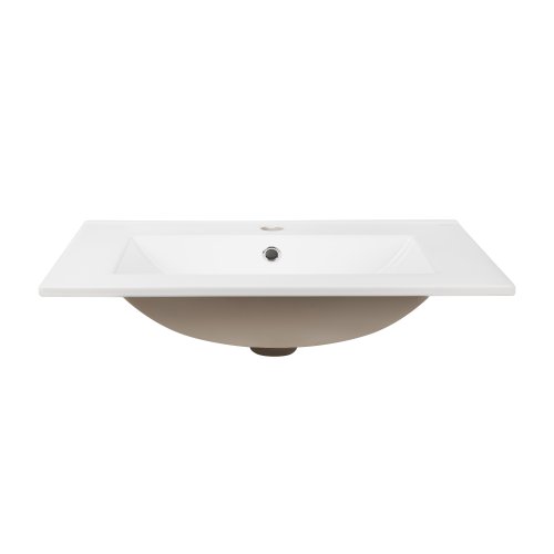 Умывальник Qtap Albatross E White с донным клапаном QT01119060EW