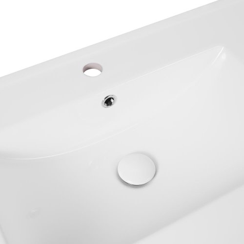 Умывальник Qtap Albatross E White с донным клапаном QT01119120EW