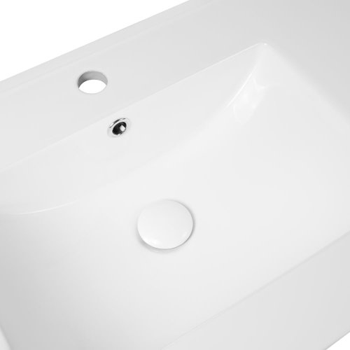 Умывальник Qtap Albatross ED White с донным клапаном QT01119120EDW