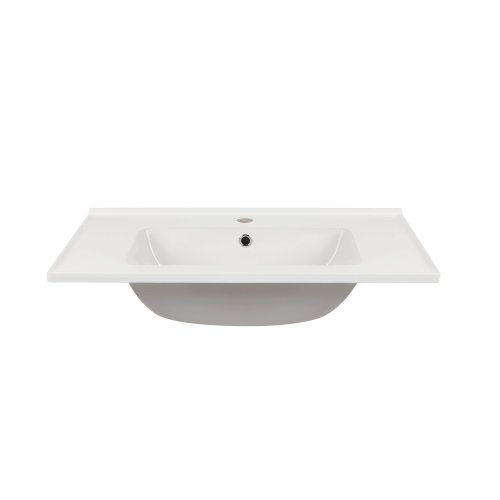 Умивальник Qtap Albatross E49 White з донним клапаном QT01119070E49W