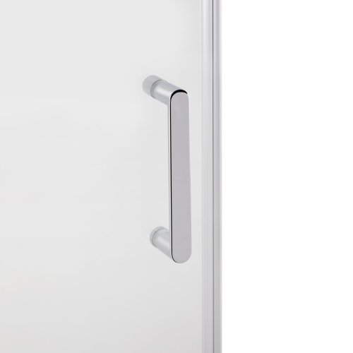 Душевая дверь в нишу Qtap Taurus CRM208-9.C6 80-90x185 см, стекло Clear 6 мм, покрытие CalcLess