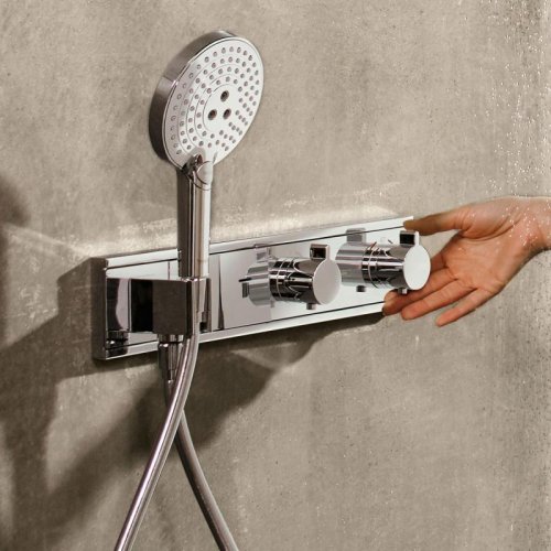 Смеситель скрытого монтажа Hansgrohe RainSelect 15355600+15310180