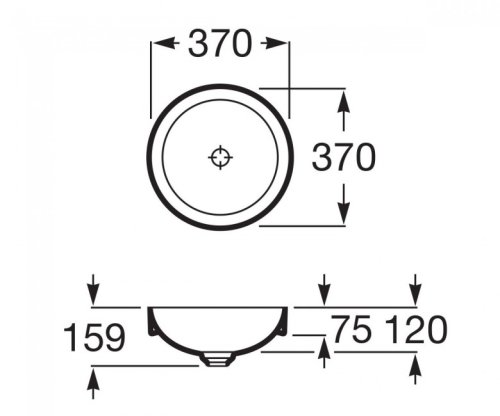 Умывальник Roca Inspira Round A32752R640