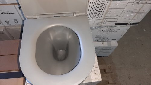 Унитаз подвесной Asignatura Axiom Rimless серый матовый 97802806