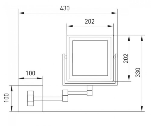 Дзеркало Volle De La Noche 2500.281104