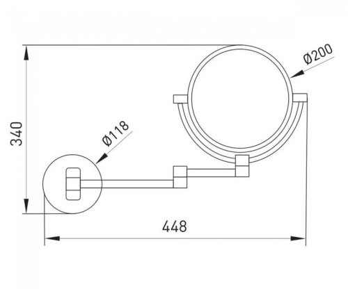 Дзеркало Volle De La Noche 2500.281004