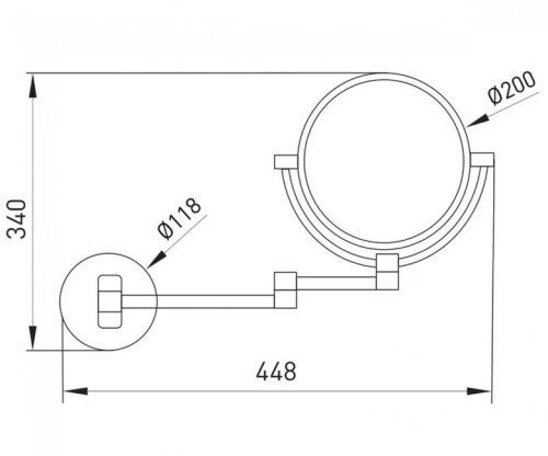 Дзеркало Volle 2500.280901