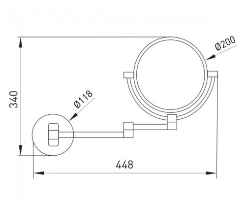 Дзеркало Volle 2500.280701