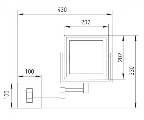 Дзеркало Volle De La Noche 2500.280604