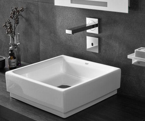 Умывальник + смеситель GROHE CUBE CERAMIC 2416500H