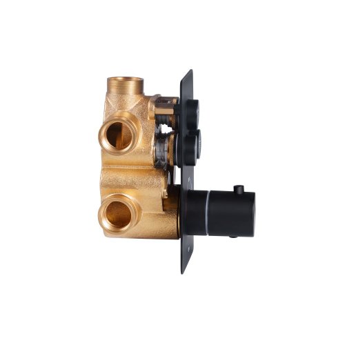 Смеситель скрытого монтажа Qtap Votice 6443T105NKB на три потребителя